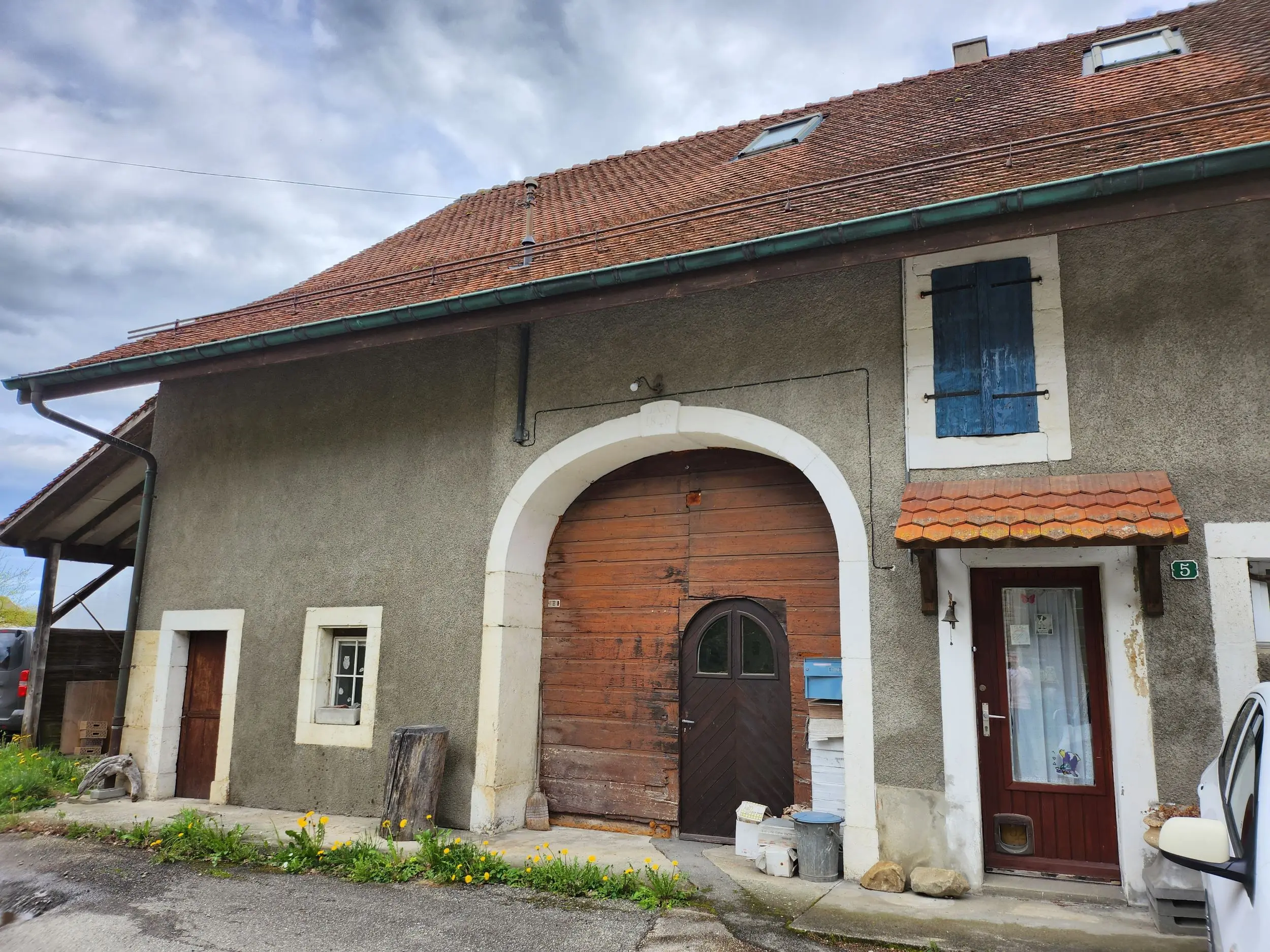 Ferme à rénover - Façade avant